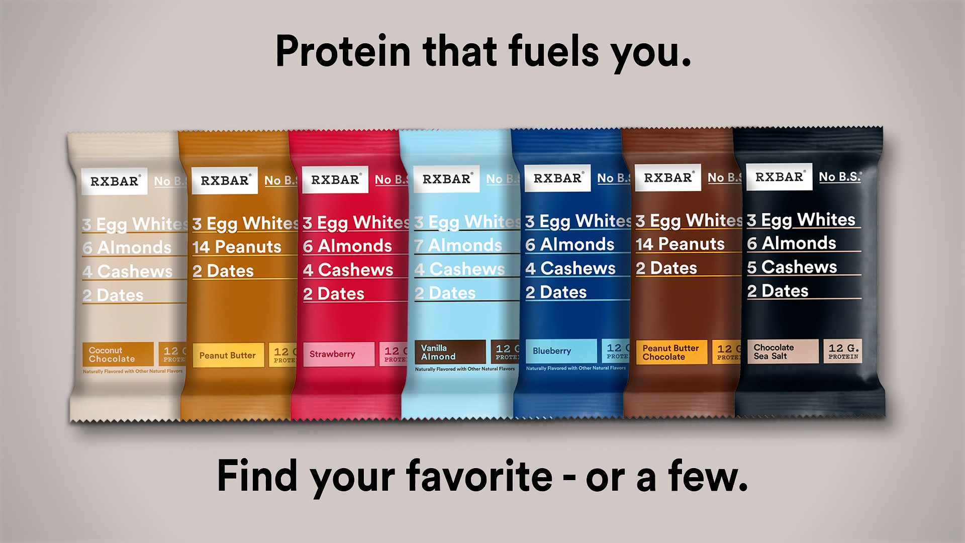 thumbnail video image 2 of RXBAR Protein Bars Gluten-Free, Vanilla Almond, 5 Count, 2 of 11