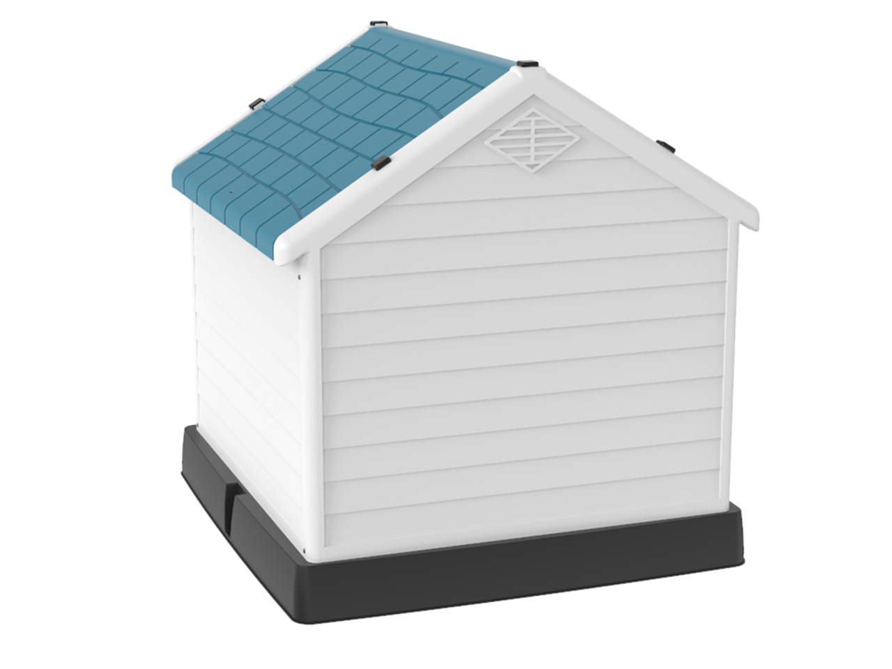  Qily Plastic Dog House Outdoor for Small Medium Dogs