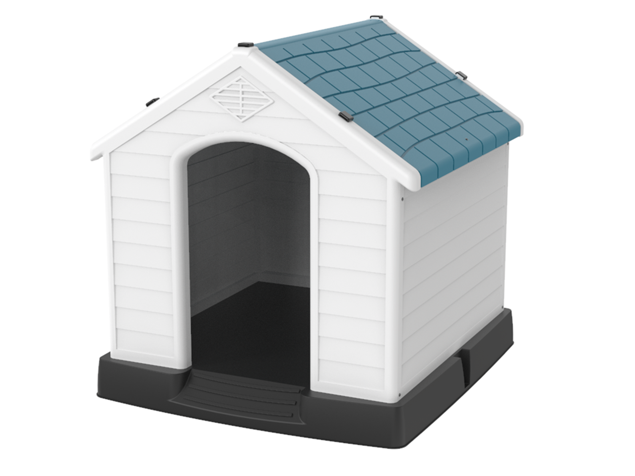  Qily Plastic Dog House Outdoor for Small Medium Dogs
