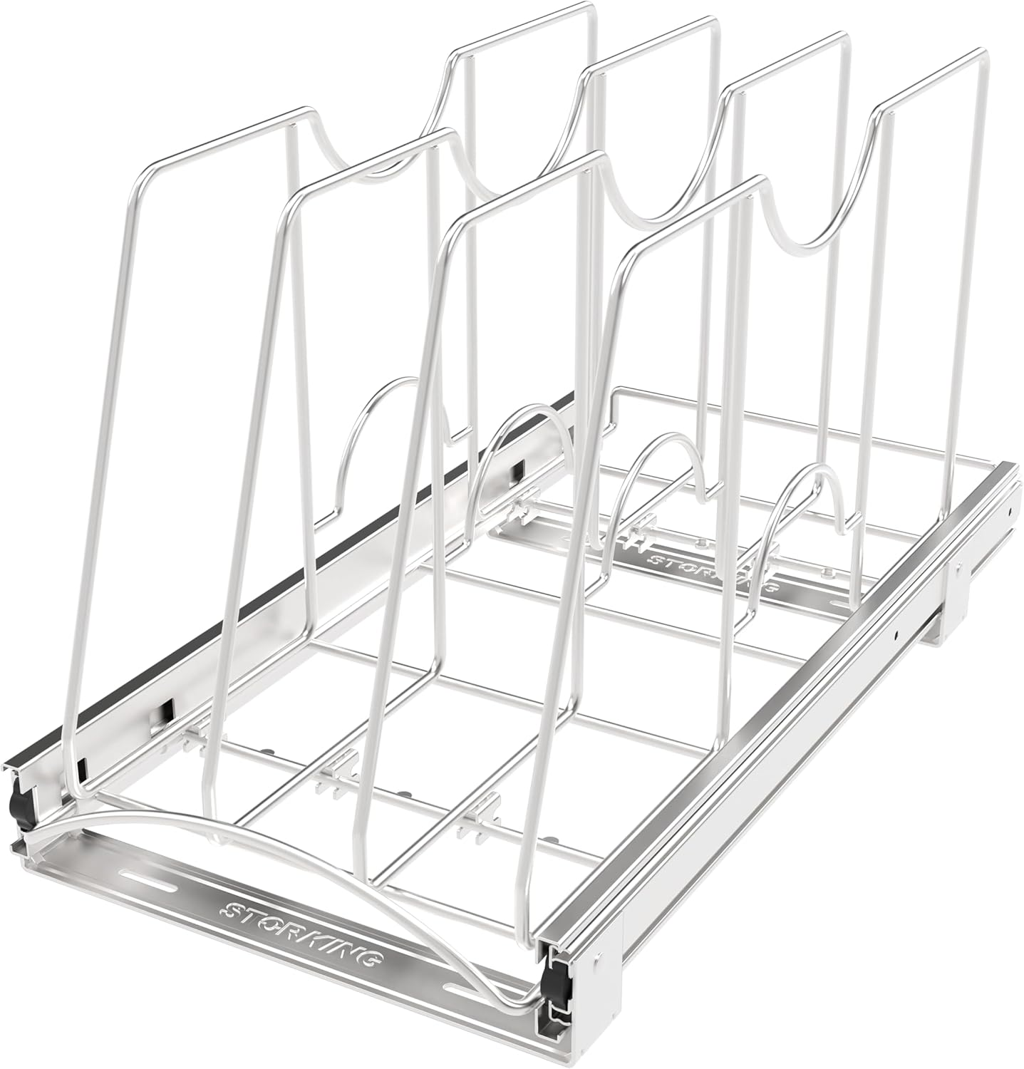 STORKING Pull Out Cookie Sheet Organizer for Cabinet, Pan and Pot ...
