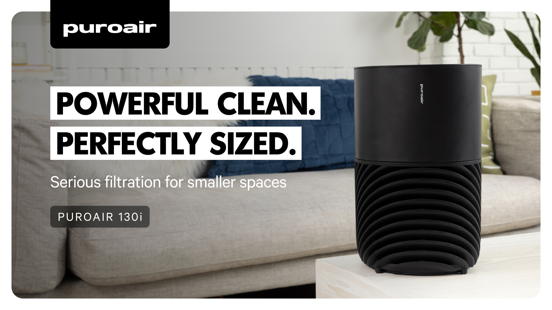 thumbnail video image 2 of PuroAir 130i Air Purifiers for Home Large Rooms - Covers 750 Sq Ft (2 Pack), 2 of 14