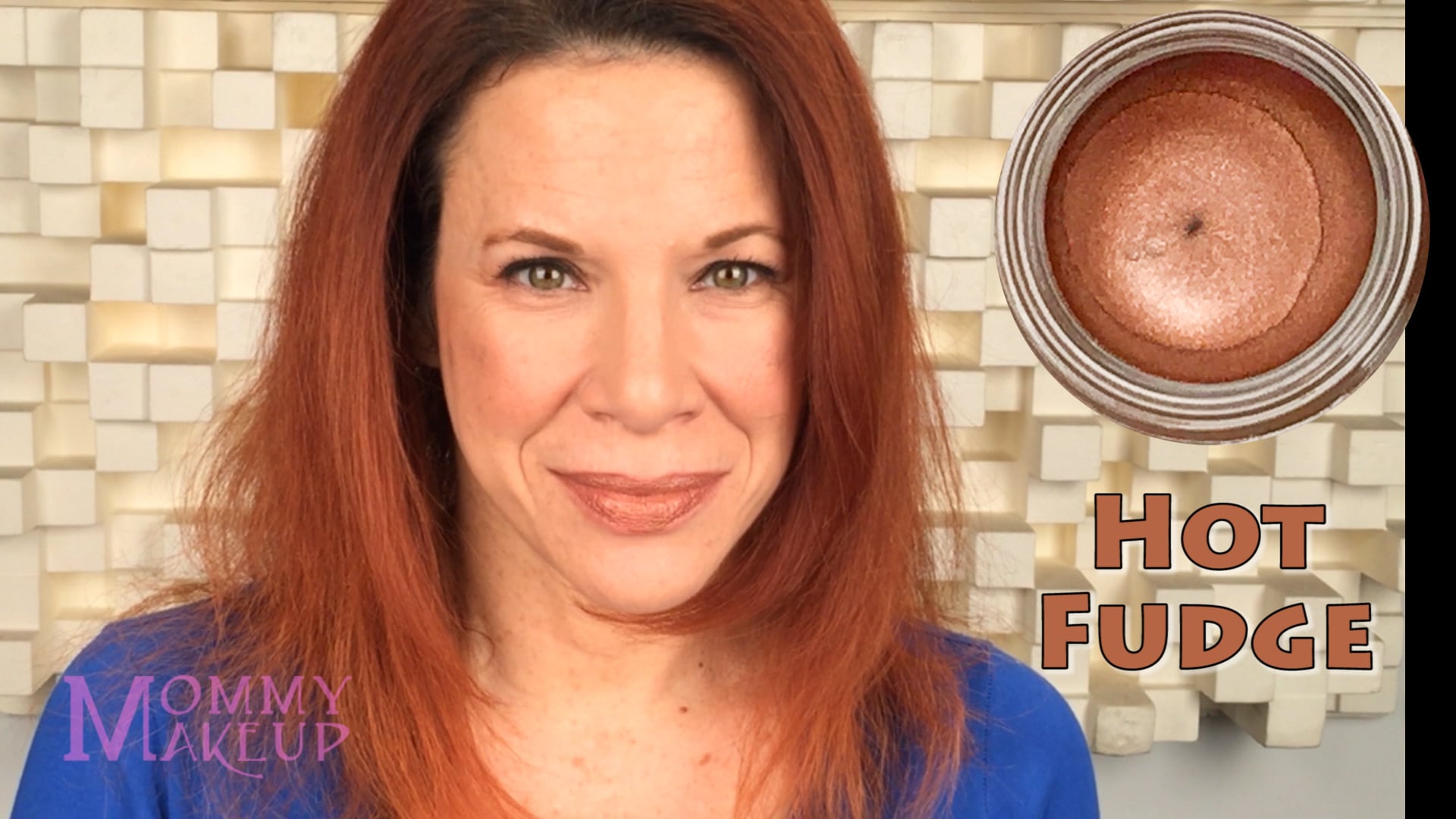 thumbnail video image 2 of Waterproof Cream Eyeshadow, Any Wear Creme for Eyes, Cheeks & Lips by Mommy Makeup (Hot Fudge), 2 of 7