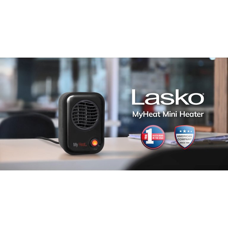 Lasko, Indoor Portable Ceramic 200W MyHeat Personal Space Heater
