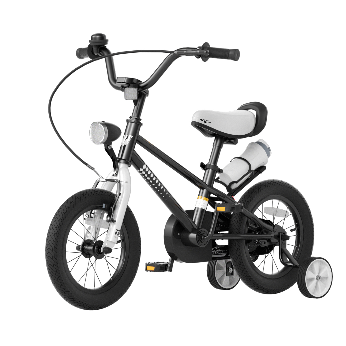 GLAF 12 14 16 Inch Boys Bike with Training Wheels & Water