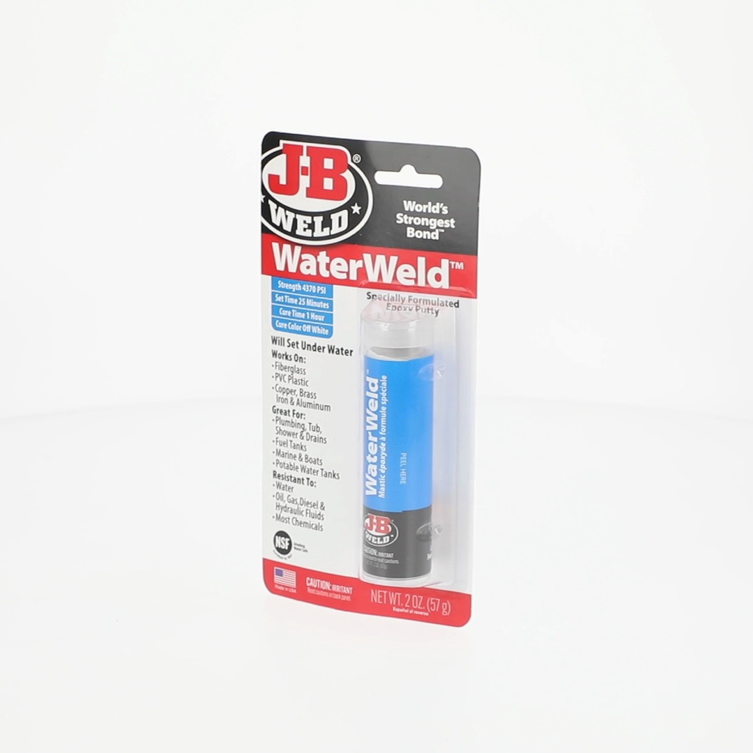 J-B Weld Water Weld Epoxy Putty Stick - 2 oz. White - Walmart.com