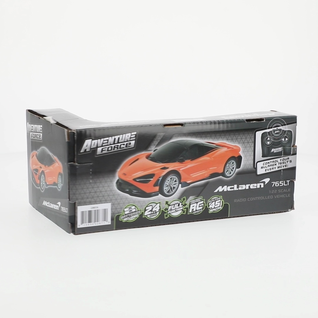 Adventure Force McLaren 765LT RC Car, 1:22 Scale, 2.4GHz, Full