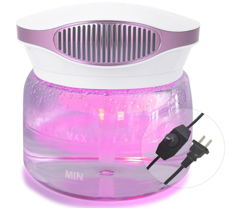 thumbnail video image 2 of Air Washer Aroma Diffuser Humidifier, 7 Color Night Light Essential Oils Aroma Fresher for Home, Office, Bedroom,Purple, 2 of 8