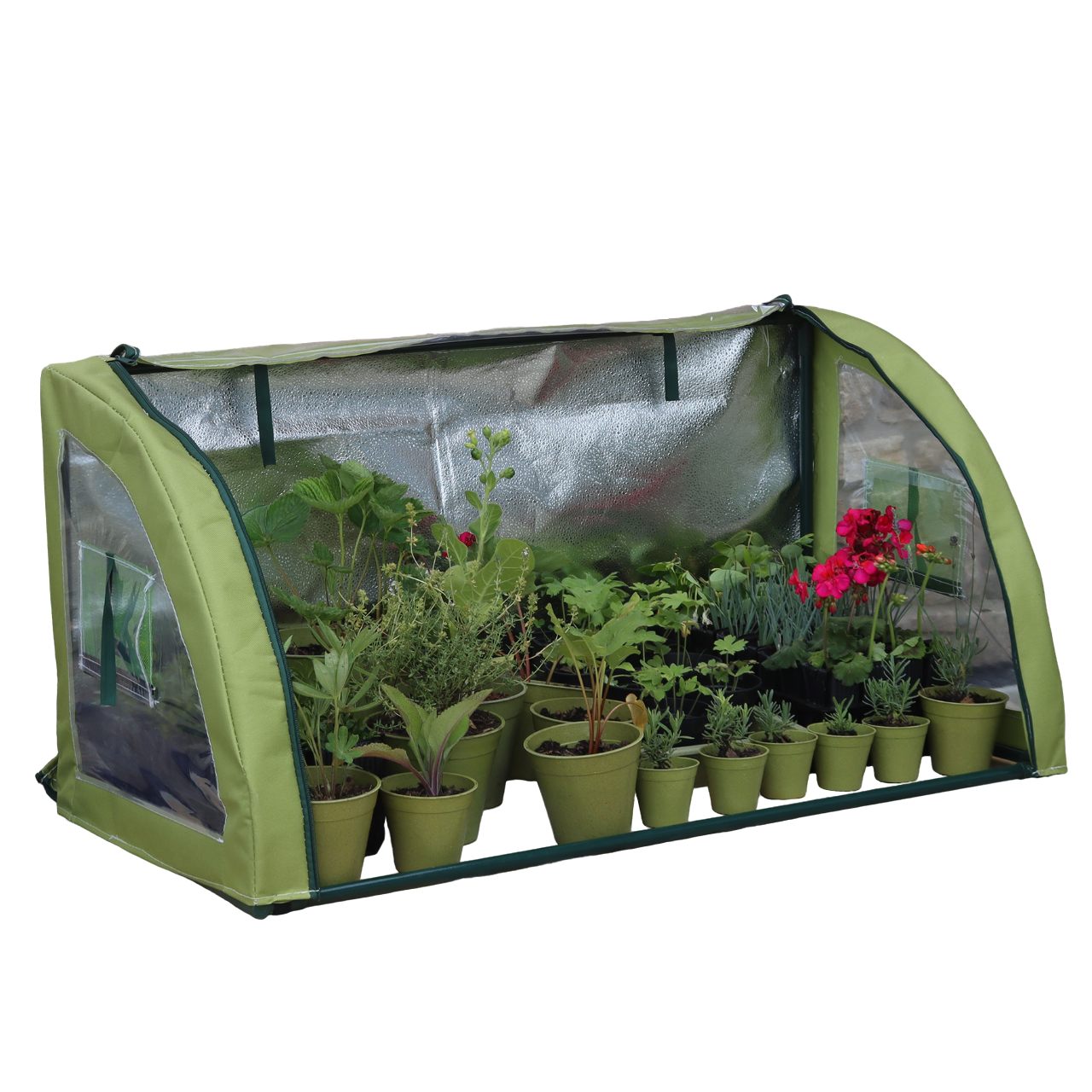 thumbnail video image 2 of Tierra Garden Light-Booster Cold Frame 19.5" x 39.5" x 19.5", Zippered, 2 of 7