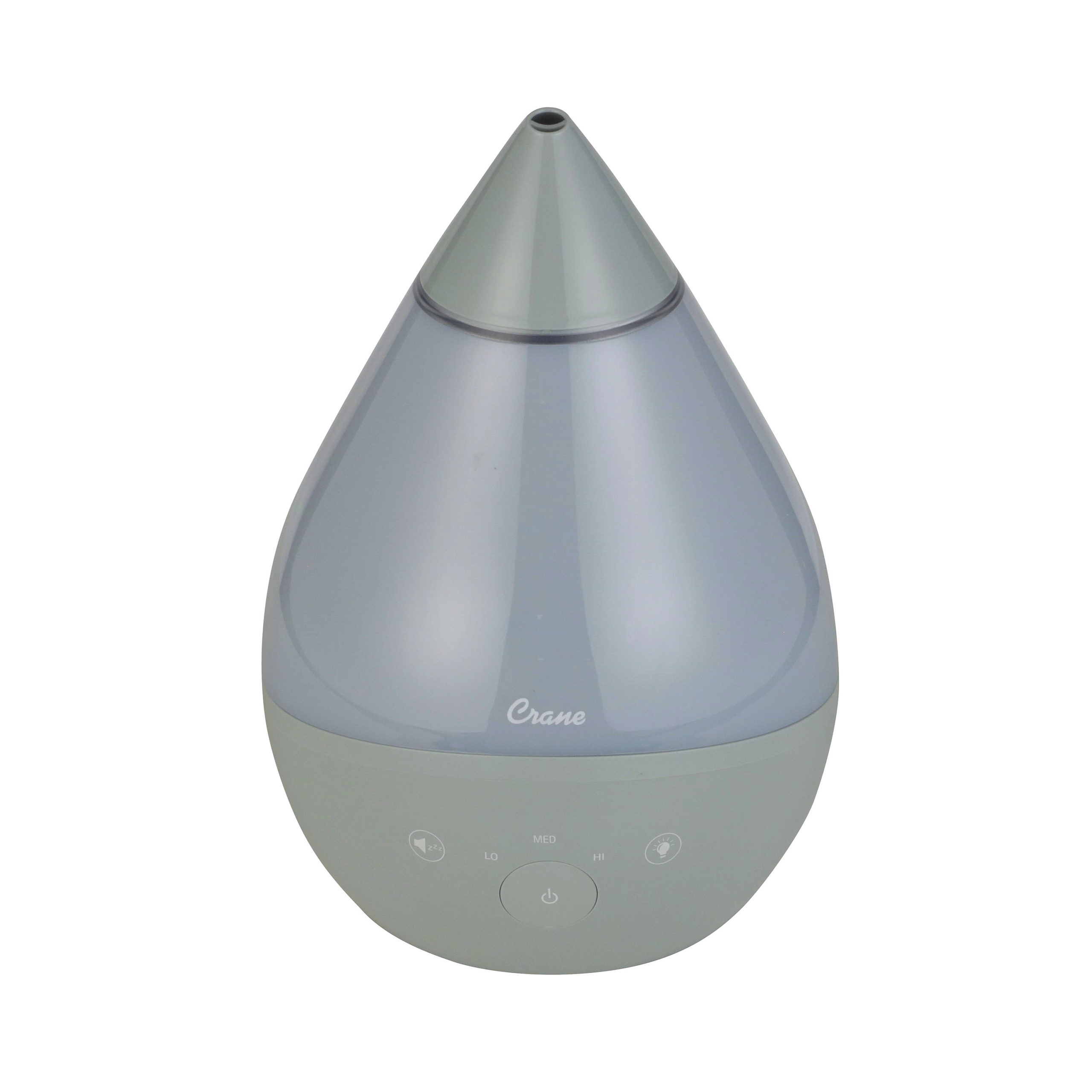 Crane Top Fill Drop 1 Gallon Ultrasonic Cool Mist Humidifier with 