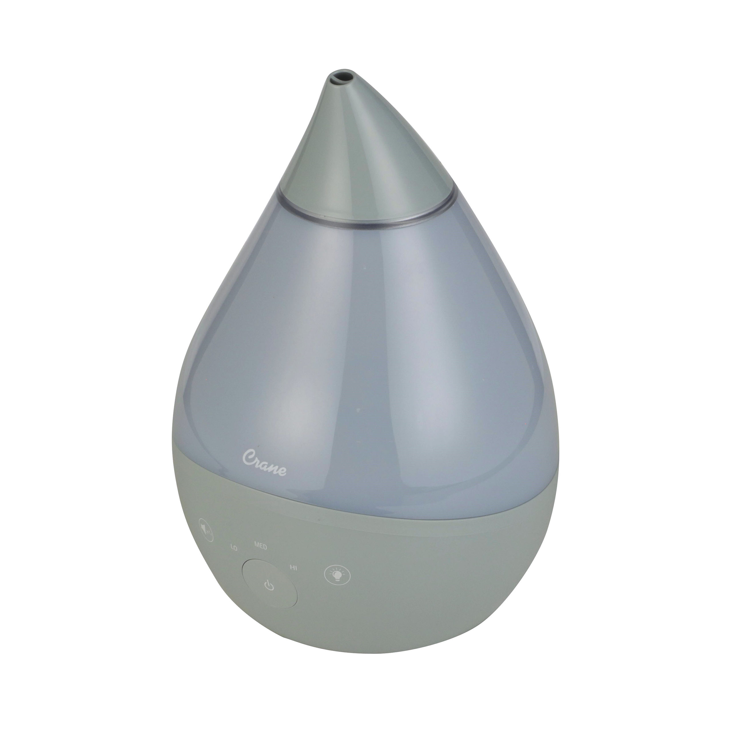 Crane Top Fill Drop 1 Gallon Ultrasonic Cool Mist Humidifier with 