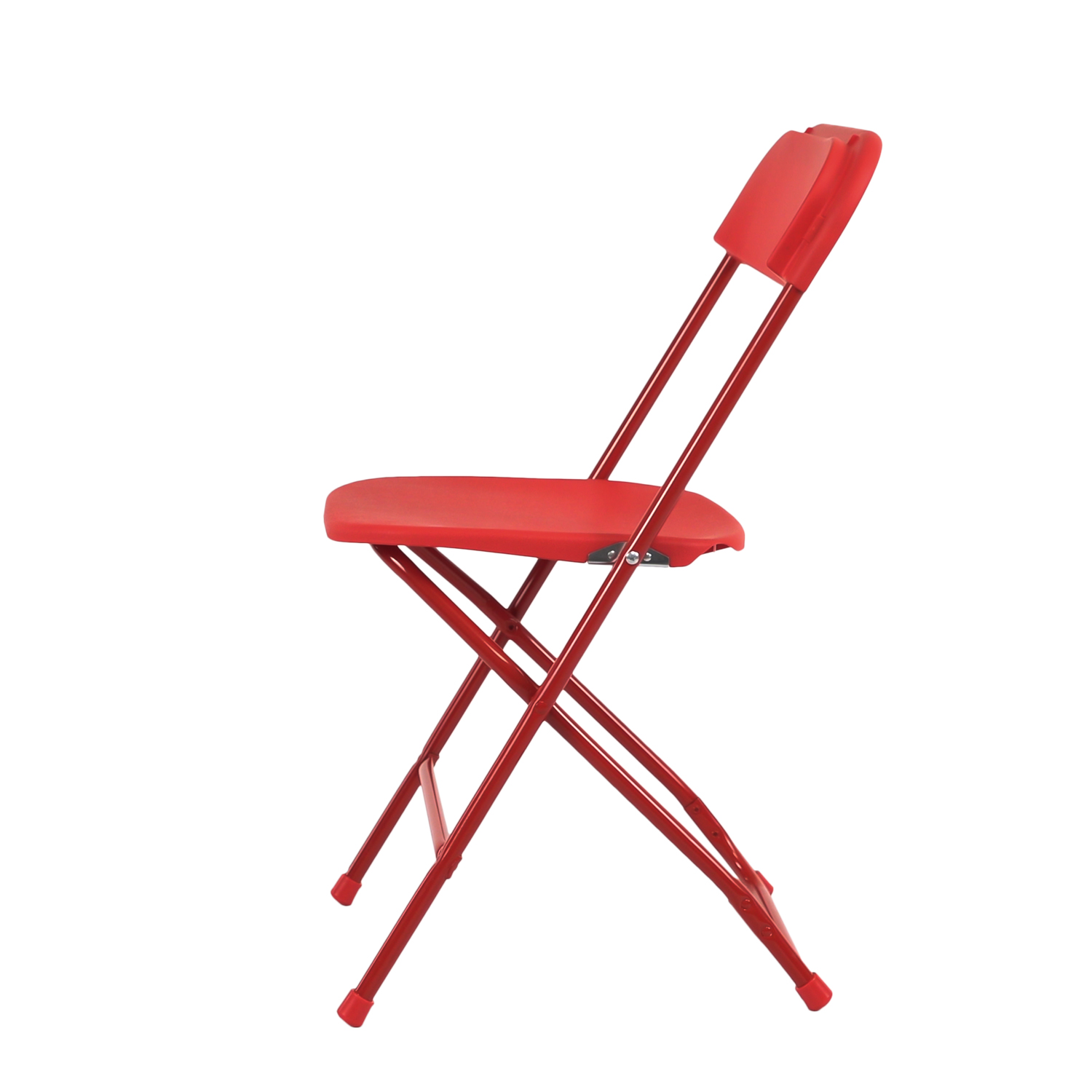  Folding Chairs Portable Metal with Comfortable Cushion,  Office/Meeting Room/Training Room Chair, 79×46 cm (Color : Red) : Home &  Kitchen