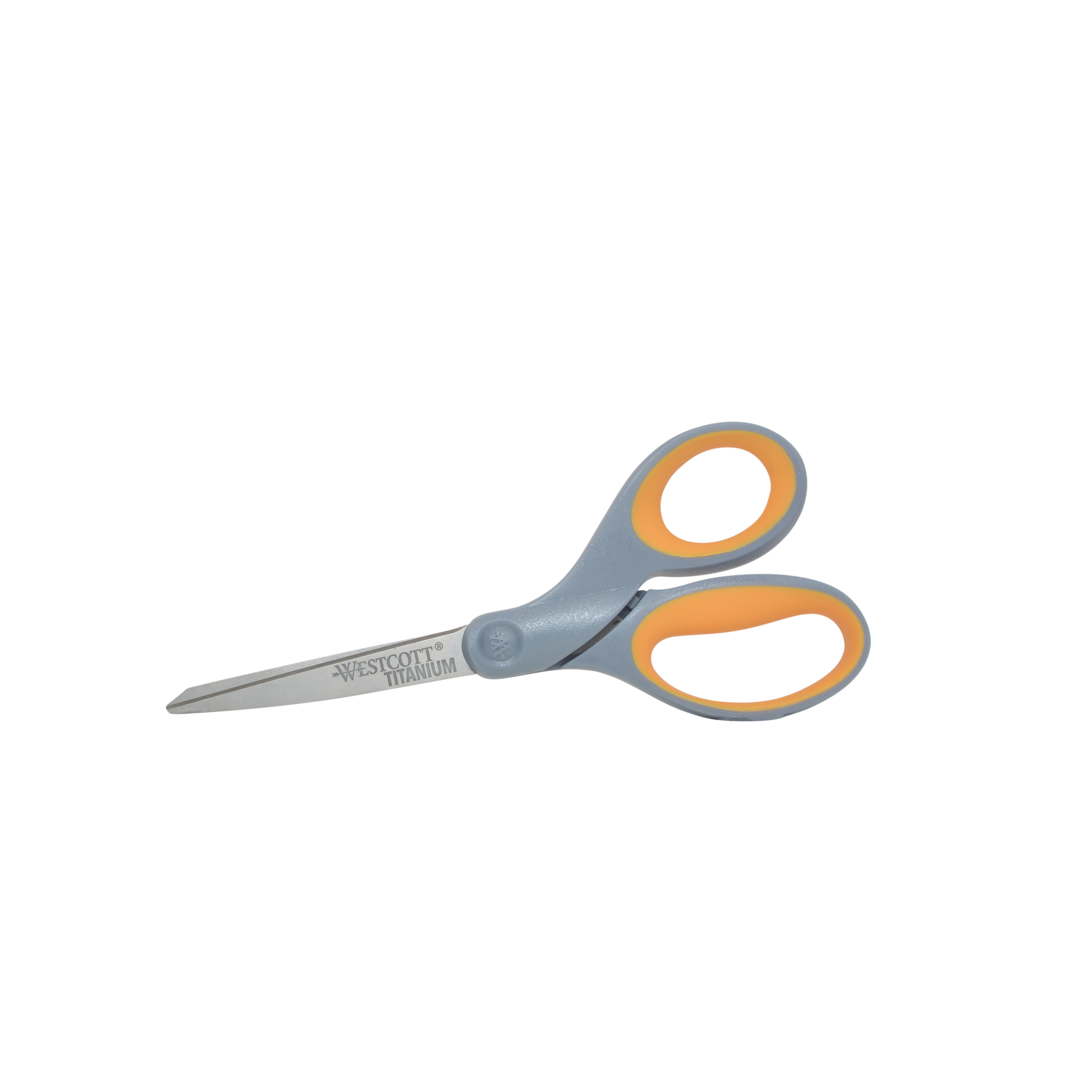 Westcott 8 Soft Handle Titanium Bonded Scissors for Office & Home, Gray/Yellow, 4 Pack (17598)