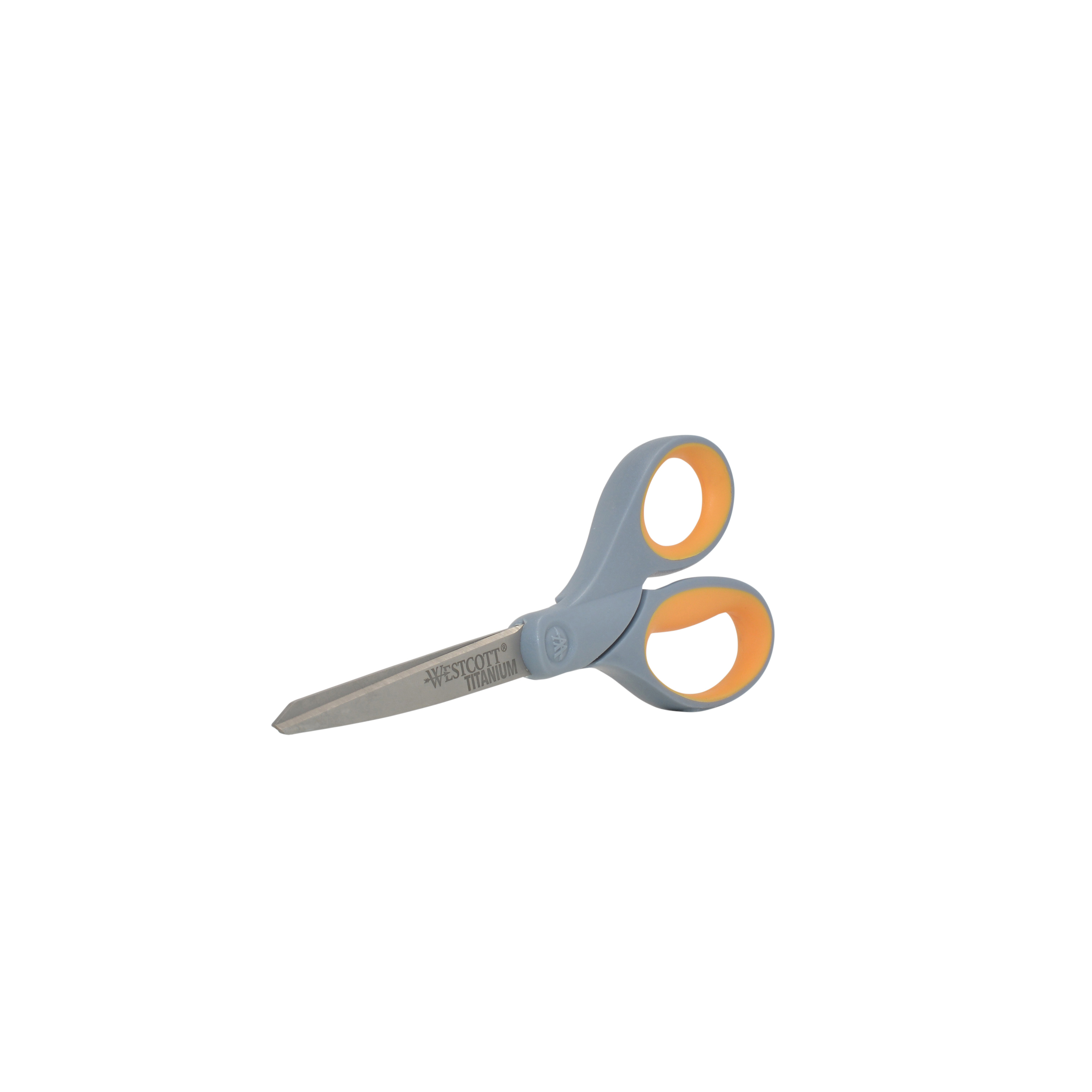 Westcott® Titanium Bonded Non-Stick Scissors, 8L Straight, Gray/Yellow -  Pkg Qty 6