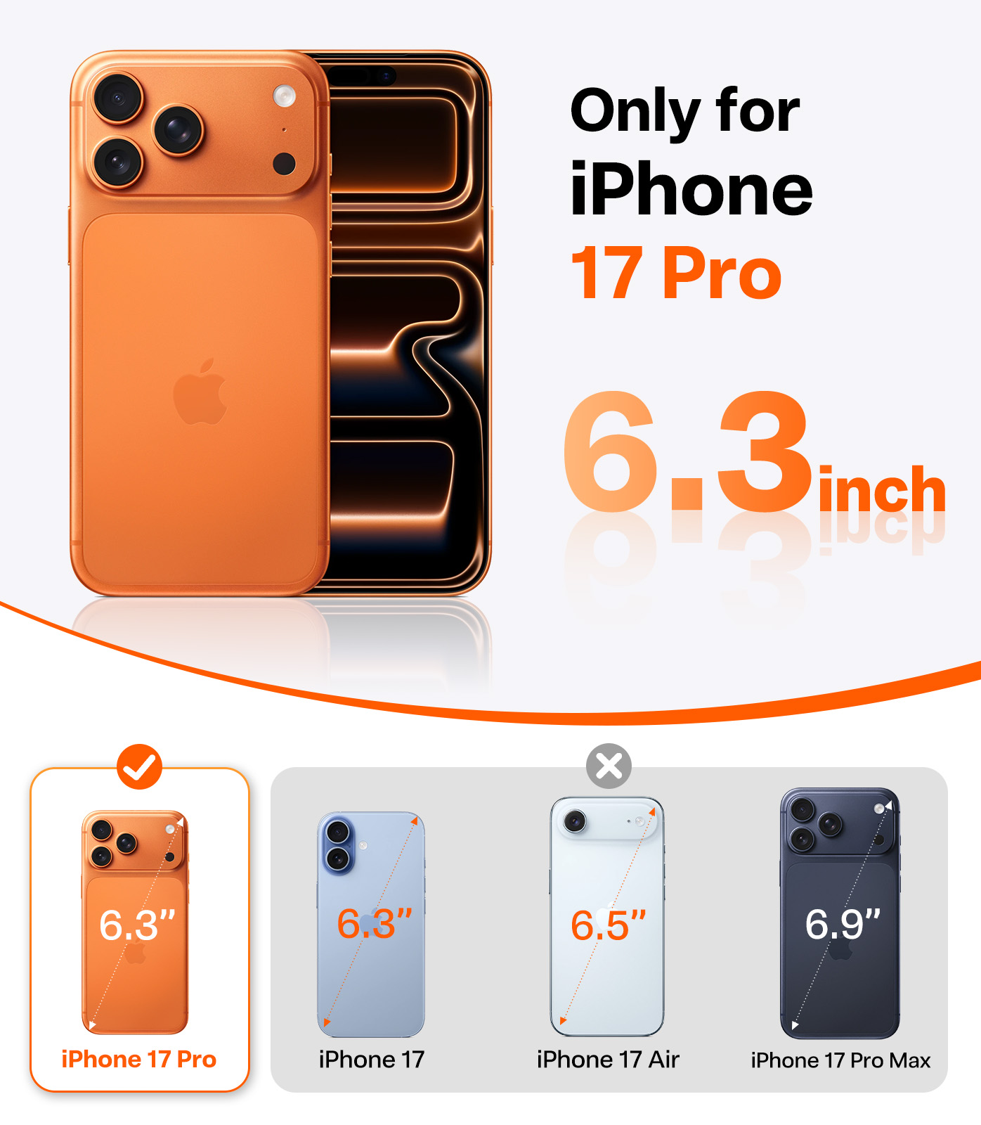 TORRAS Flagship Q3 Air for iPhone 17 Pro Case,Visible Airbag Drop