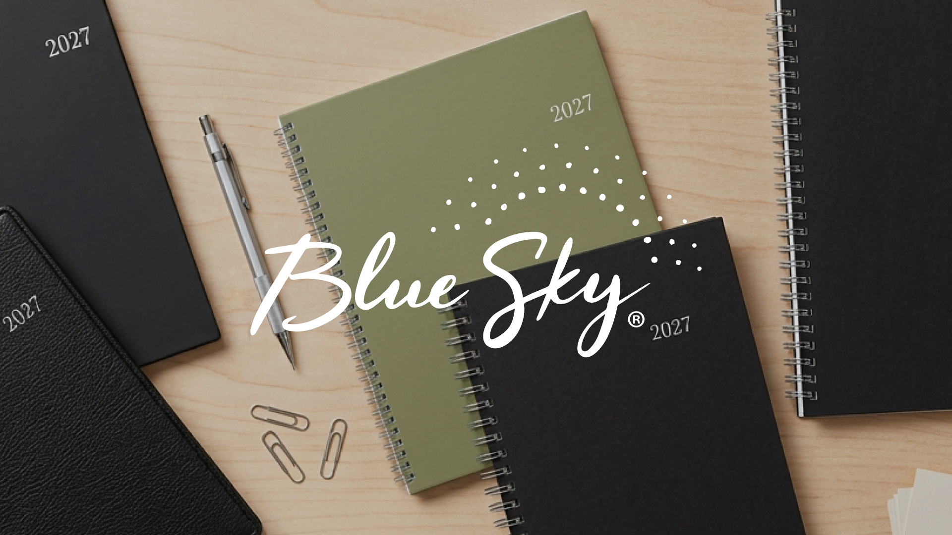 thumbnail video image 2 of Blue Sky 2027 15-Month Weekly and Monthly Mini Planner Calendar, Includes October 2026 - December 2027, 3.625" x 6.125", Flexible Cover, Wirebound, Laminated Tabs, Enterprise, 2 of 11