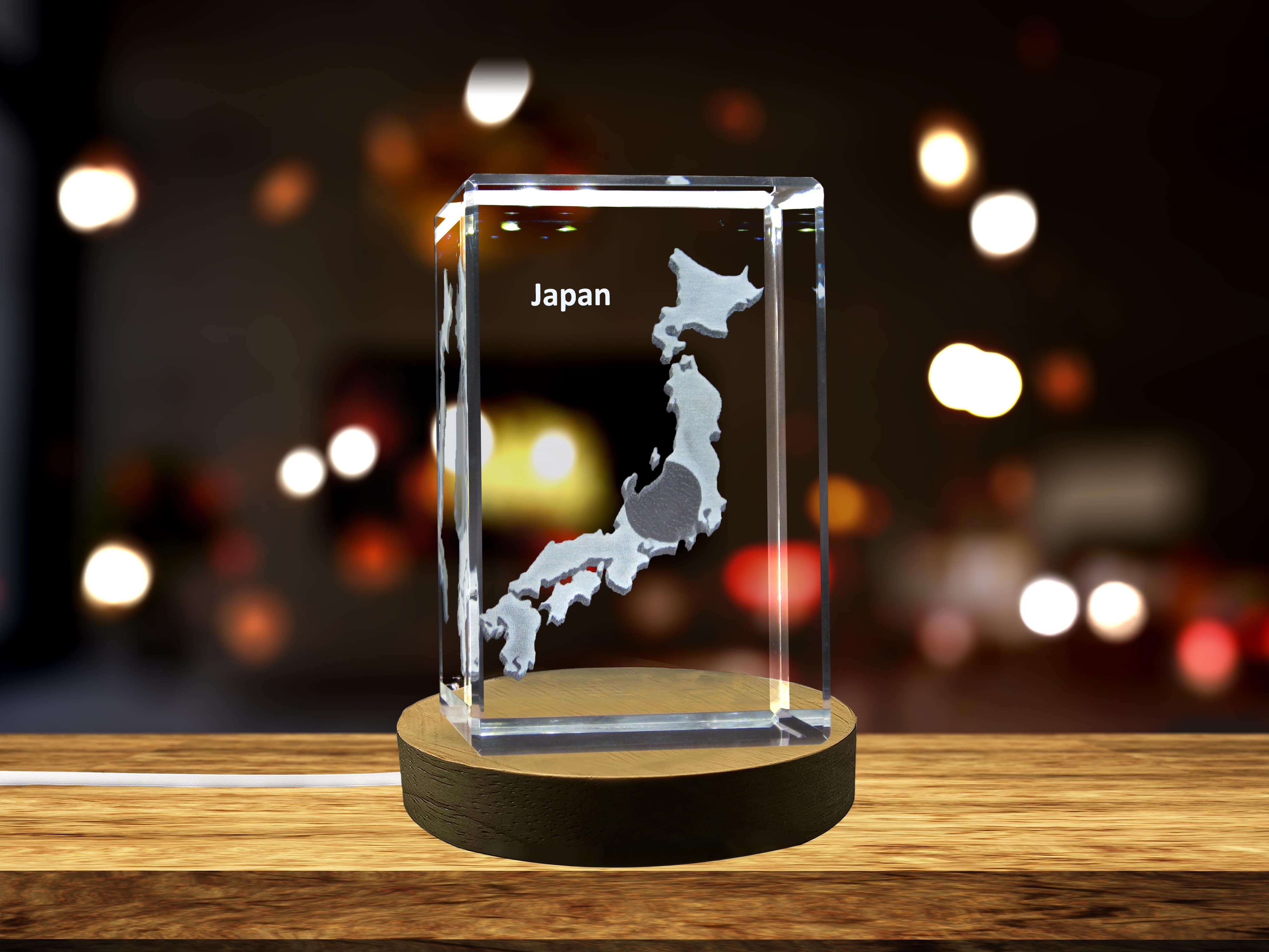 thumbnail video image 2 of Japan 3D Engraved Crystal 3D Engraved Crystal Keepsake/Gift/Decor/Collectible/Souvenir, 2 of 6