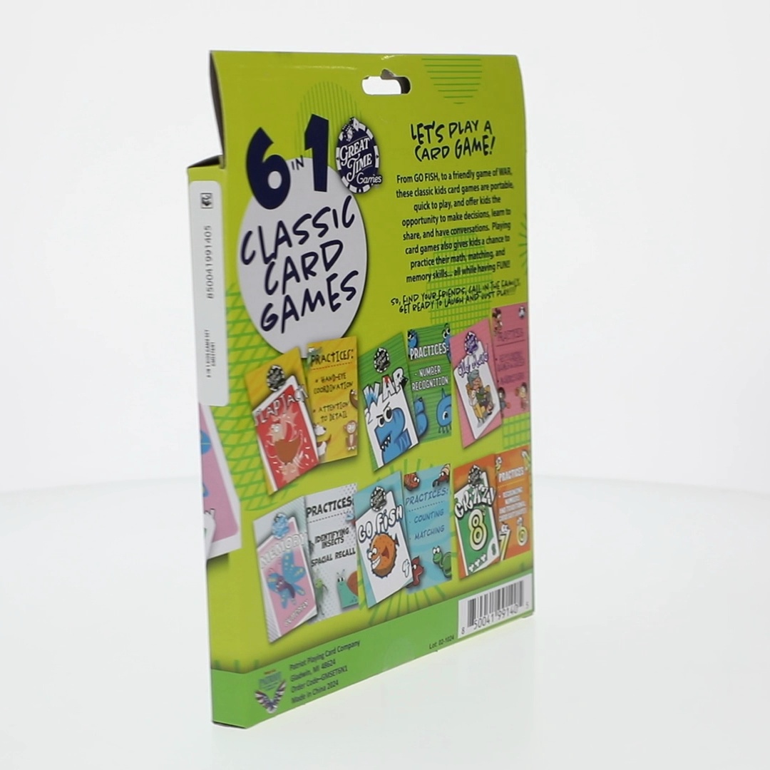 Great Time Games Kids Card Set for Montessori Group Play - Walmart