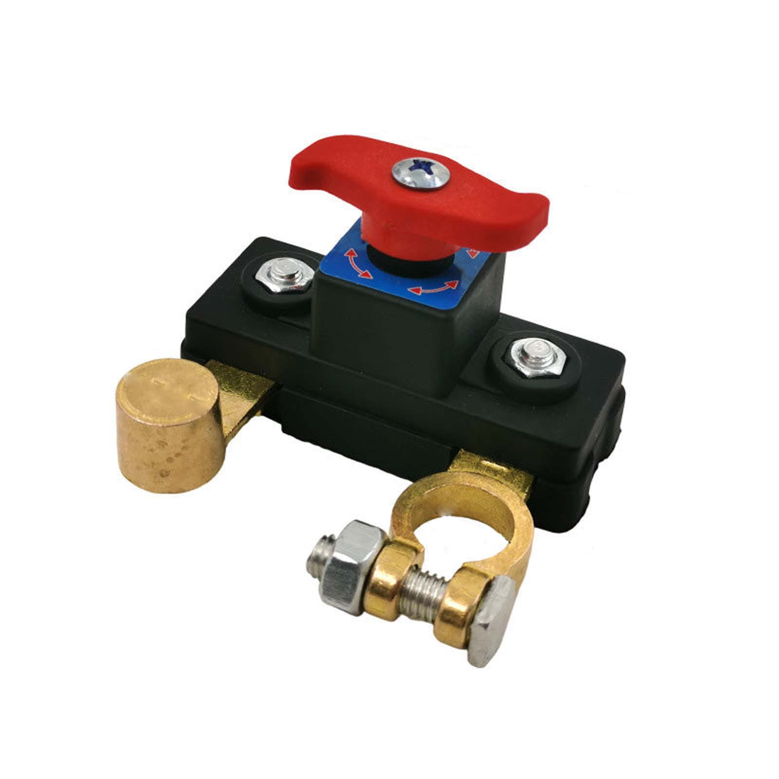 thumbnail video image 2 of JUSEO Car Battery Disconnect Switch – Vehicle Battery Power Cut-Off Switch, Gold, 2 of 4