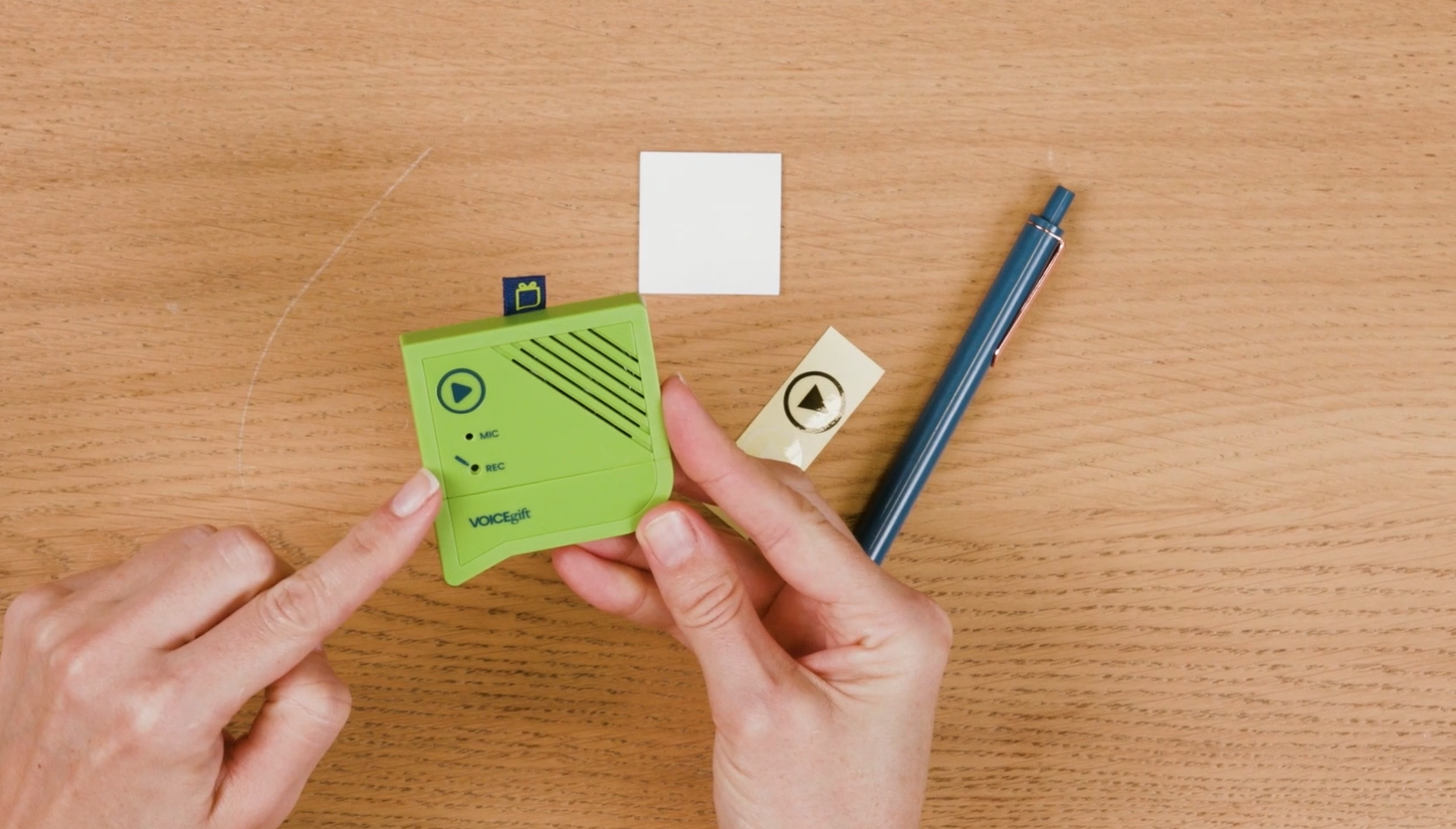 thumbnail video image 2 of 60 Second Multi Message Voice Recorder For Picture Frames And Gift Boxes for All Occassions and Events - 2 Pack, 2 of 11