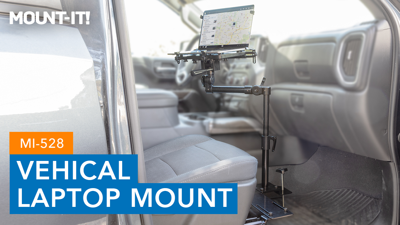 thumbnail video image 2 of Universal Vehicle Laptop Mount, 2 of 6