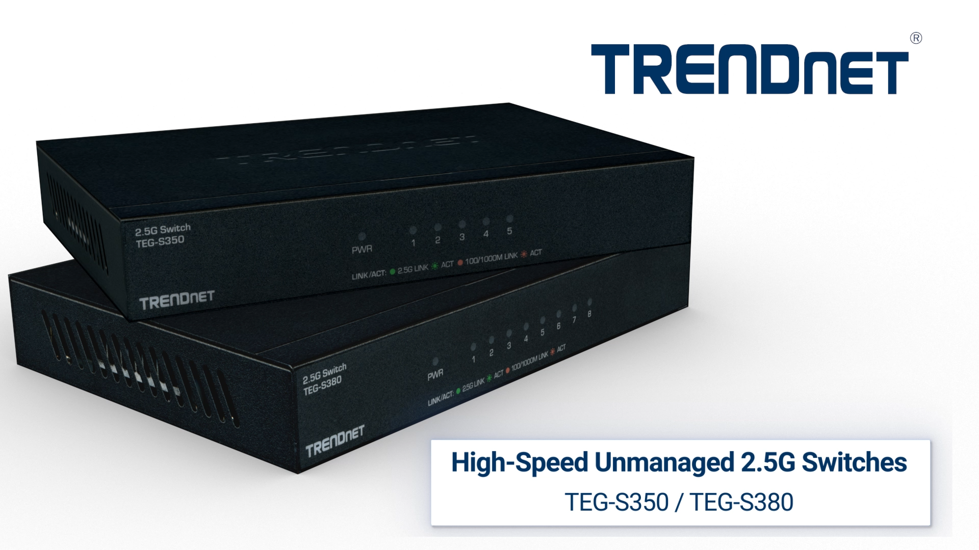 thumbnail video image 2 of TRENDnet TEG-S380 8-Port 2.5Gb Multi-Gigabit Unmanaged Gaming Switch, 2 of 11