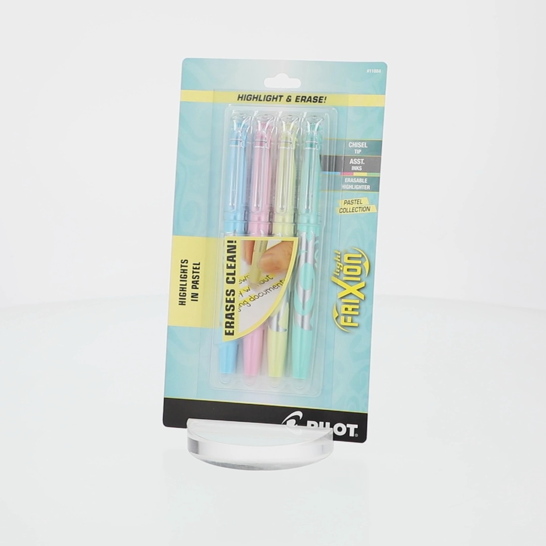 Pilot FriXion Light Pastel Erasable Highlighters, Chisel Tip