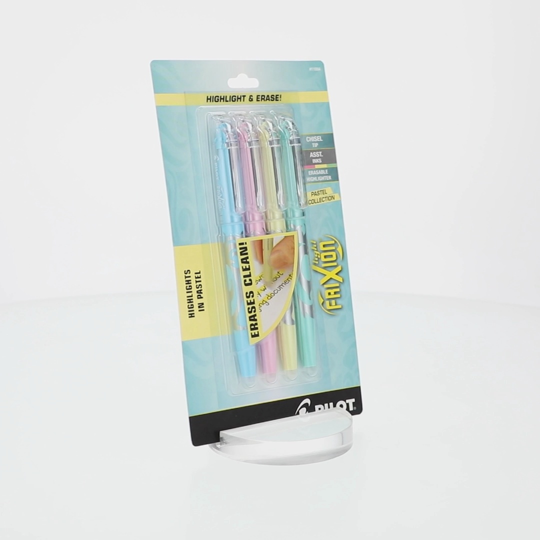 Pilot FriXion Light Pastel Erasable Highlighters, Chisel Tip