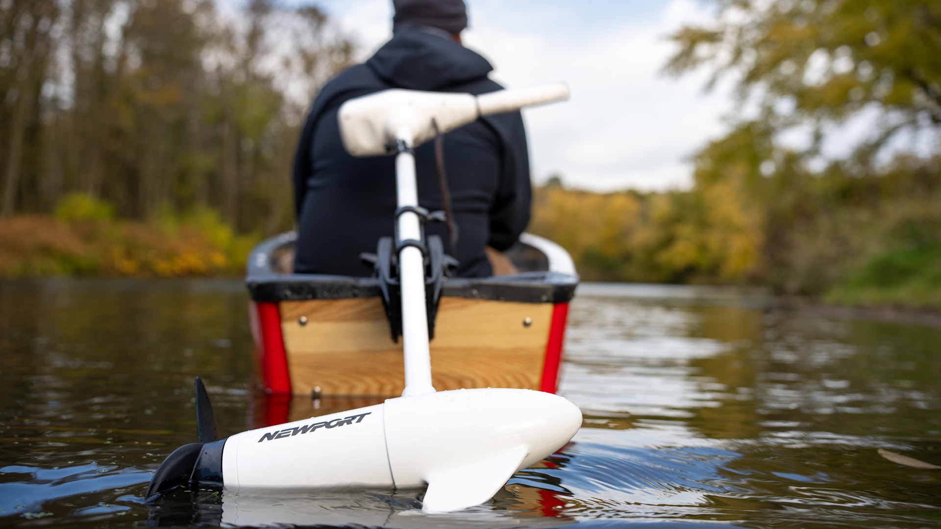 Newport L-Series 86lb Thrust Transom Mounted Saltwater Electric ...