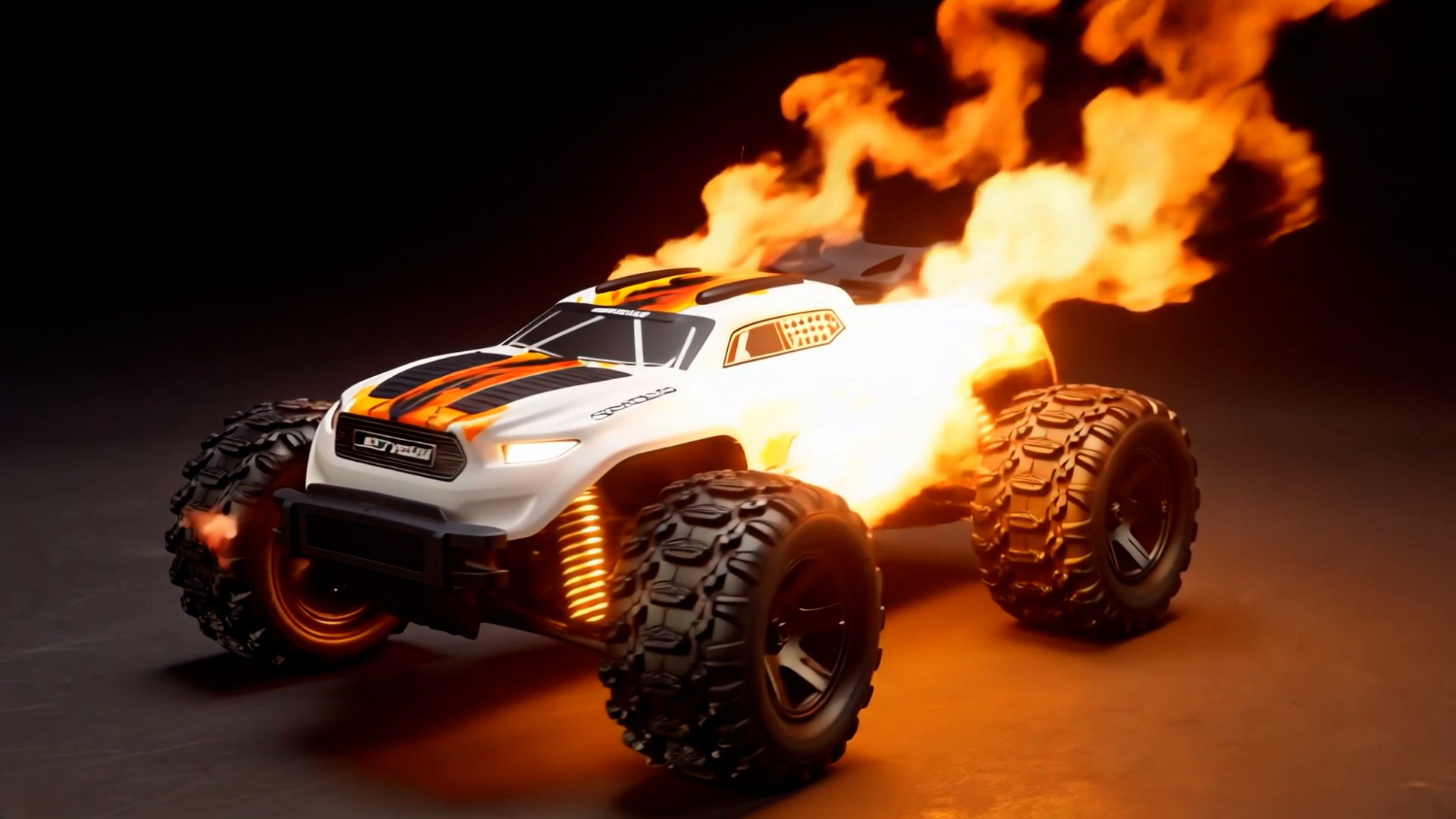 thumbnail video image 2 of Jetwood 1/18 Fast Remote Control Car for Adults, Electric 4WD RTR RC Cars, High Speed RC Truck AWD, Max 35 kph Offroad Truck, JC18W with 2 Batteries, 2 of 14