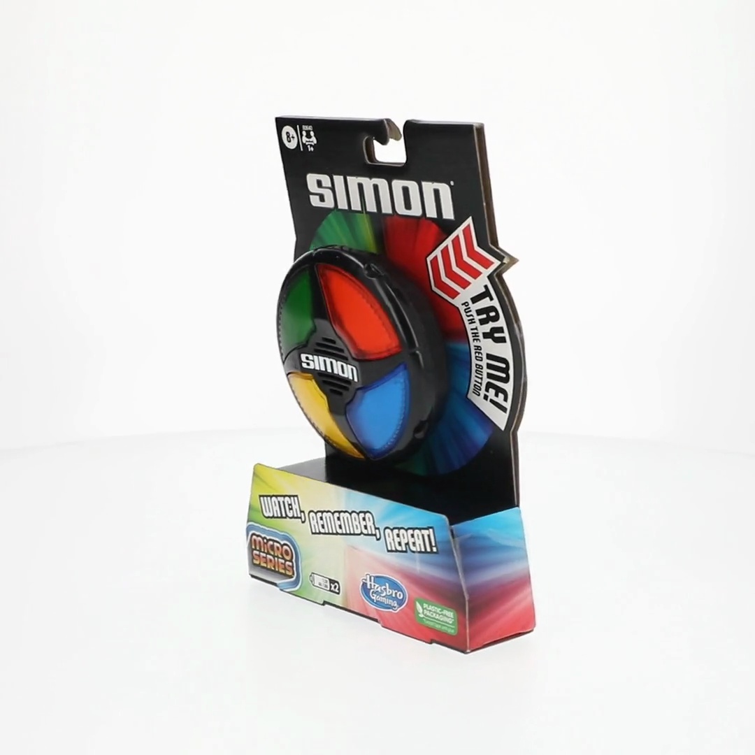 Hasbro Gaming Simon Micro Series - Jeu Électronique Compact Et Amusant