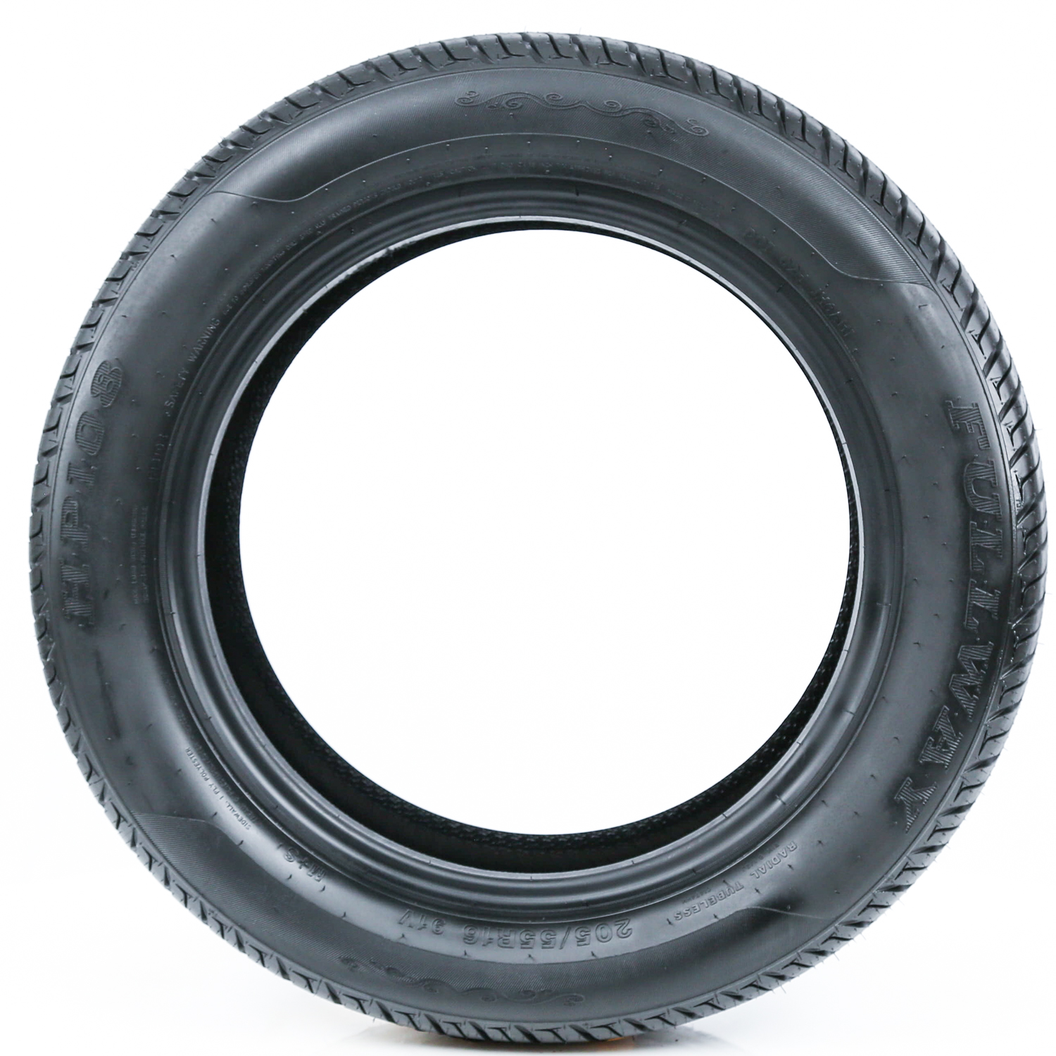  Fullway HP108 - Neumático radial de rendimiento para automóvil  de pasajeros para todas las estaciones 205/55R16 205/55/16 205/55-16 91V  Rango de carga SL 4 capas BSW pared lateral negra UTQG 380AA : Electrónica