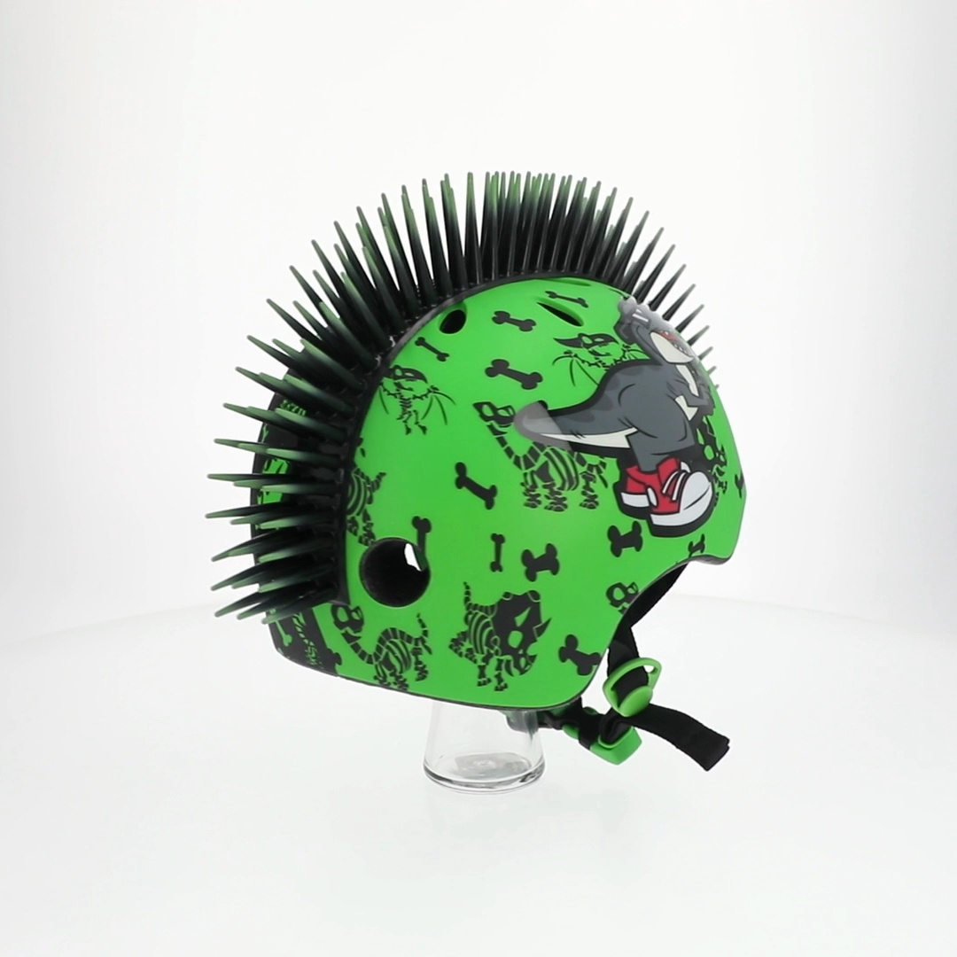 Raskullz Radasaurus Mohawk Bicycle Helmet, Toddler 3+ (48-52cm