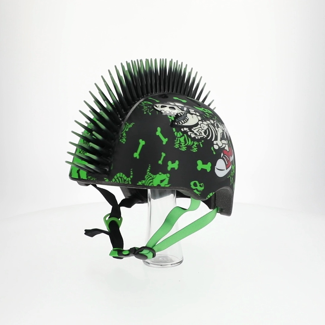 Raskullz Radasaurus Mohawk Bicycle Helmet, Toddler 3+ (48-52cm