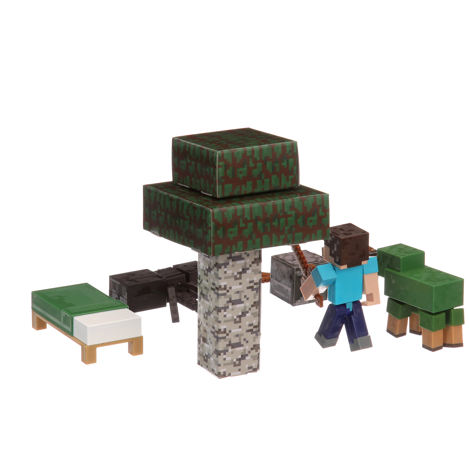  Mattel Minecraft Overworld Noob Adventure Pack Figures  Accessories and Papercraft Blocks, Complete Play in a Box, Toy for Kids  Ages 6 Years and Older : Toys & Games