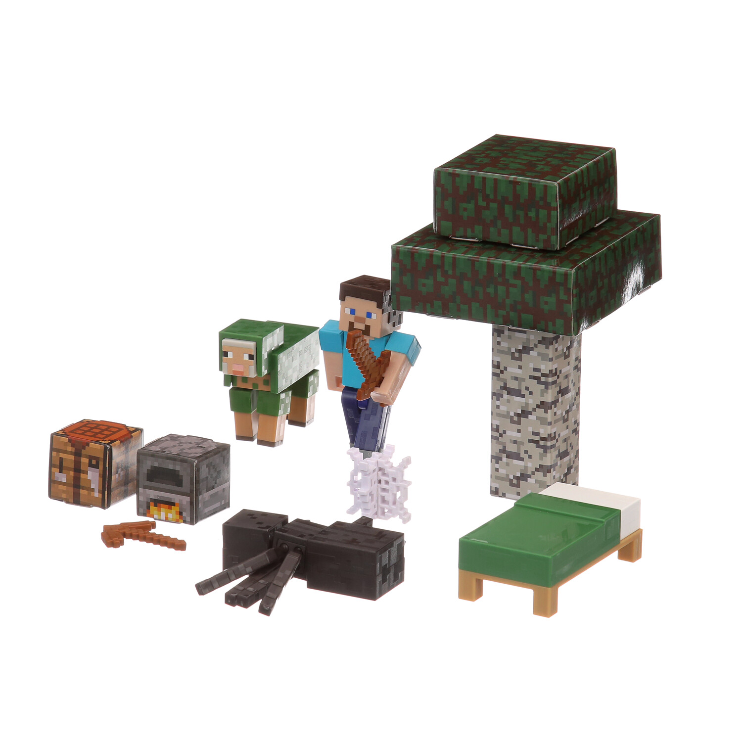  Mattel Minecraft Overworld Noob Adventure Pack Figures  Accessories and Papercraft Blocks, Complete Play in a Box, Toy for Kids  Ages 6 Years and Older : Toys & Games