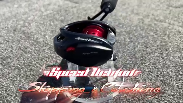 thumbnail video image 2 of KastKing Baitcasting Fishing Reel, 8.6:1 Gear Ratio/Deadbolt 10+1 , , Skipping Version-Speed Demon Elite, 2 of 10