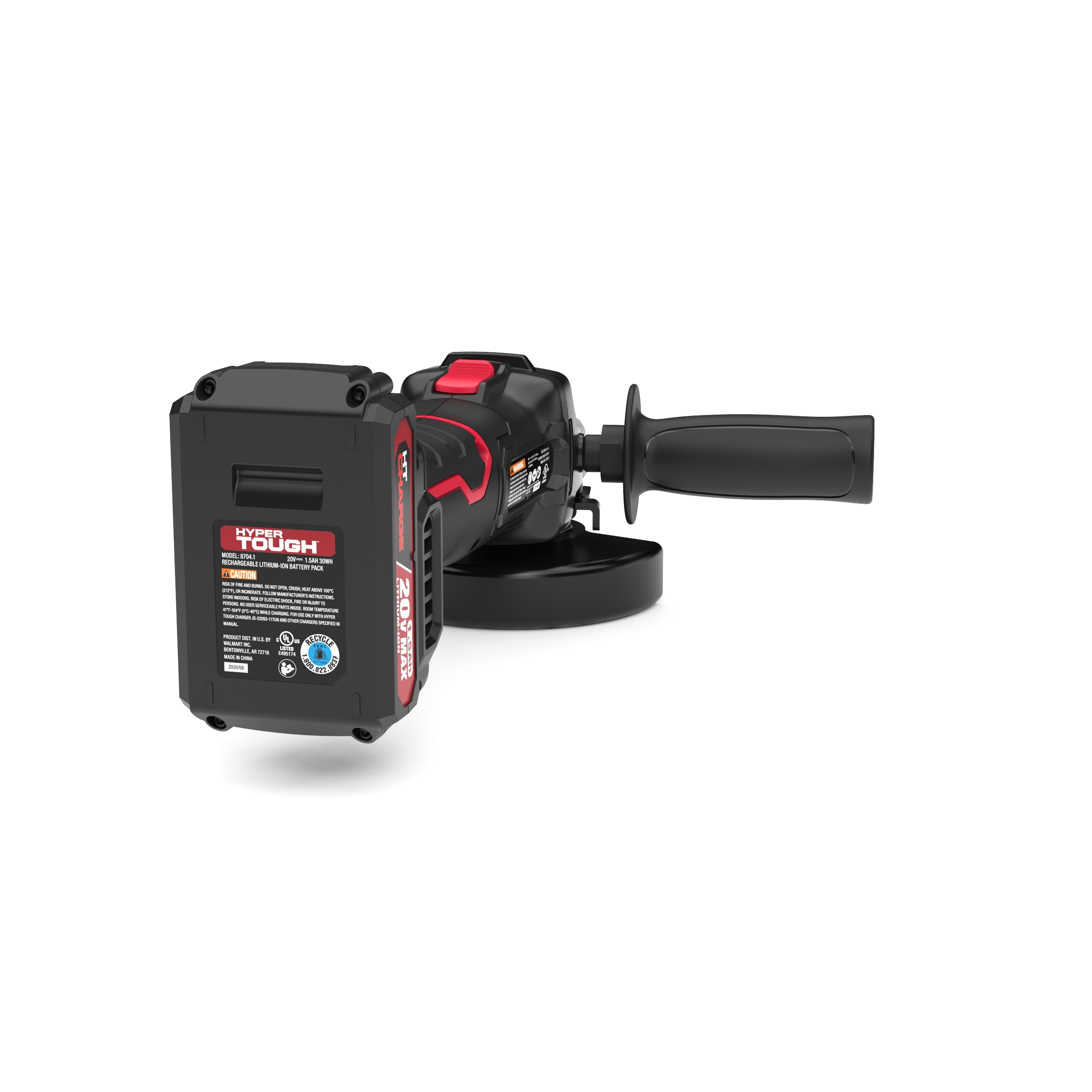 Hyper tough deals cordless angle grinder