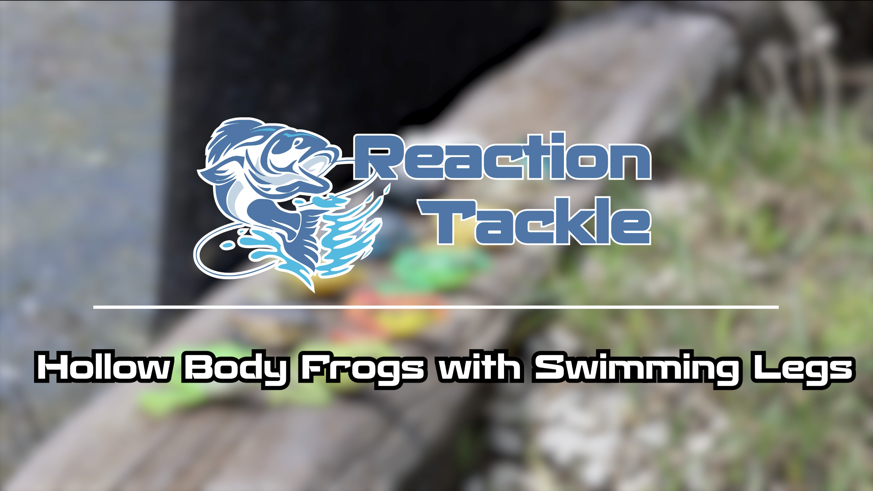 thumbnail video image 2 of Reaction Tackle Swimming Legs Frogs 2.25" - Rainforest Frog #24, 2 of 8