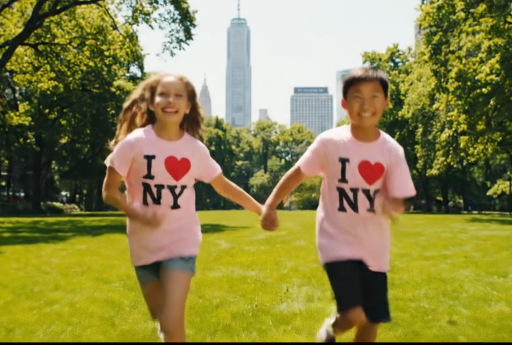 thumbnail video image 2 of I Love NY Kids T-Shirt Officially Licensed Youth Unisex Tees Pink, XL, 2 of 4