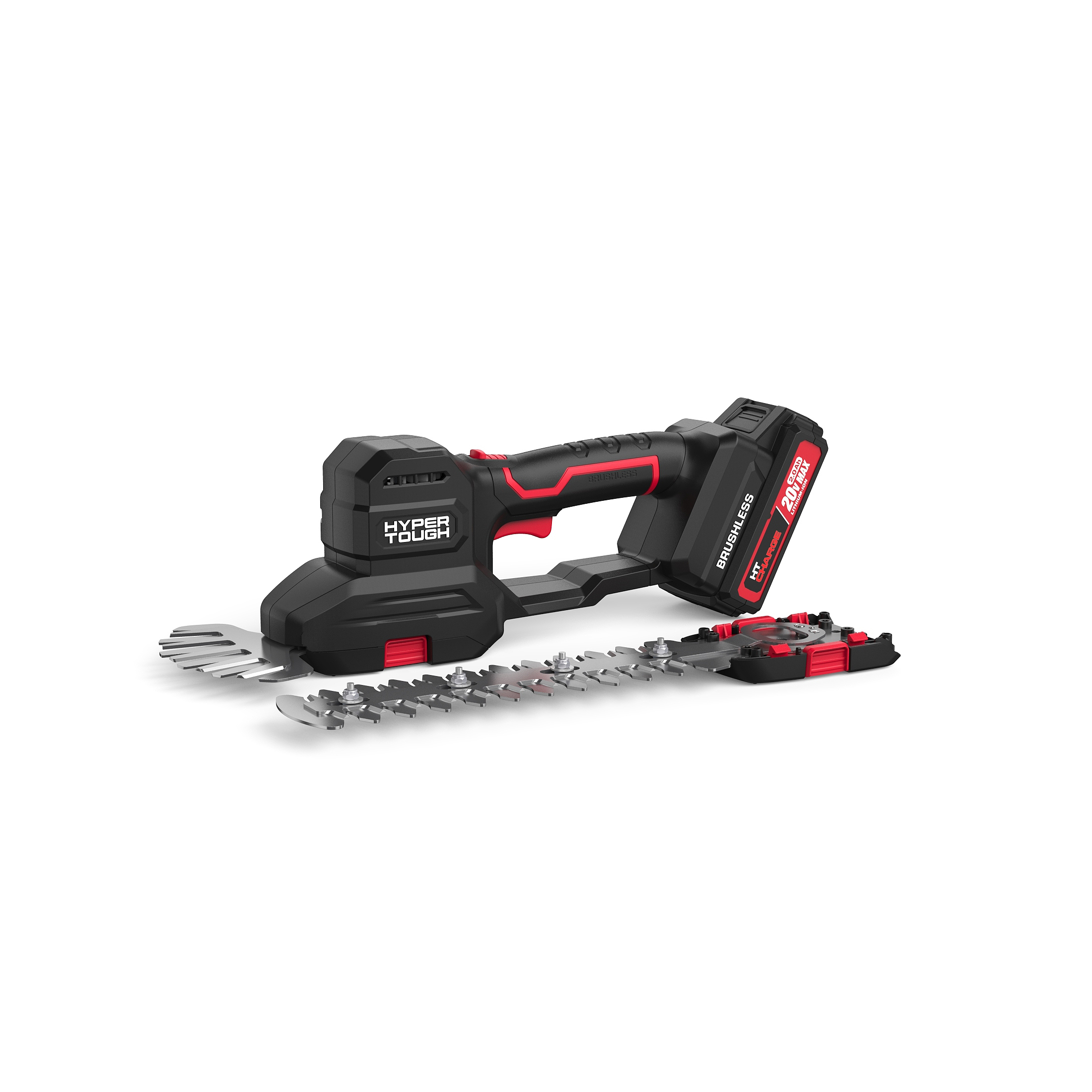 Hyper Tough 20V 2-in-1 Brushless Cordless Shear and Shrubber with
