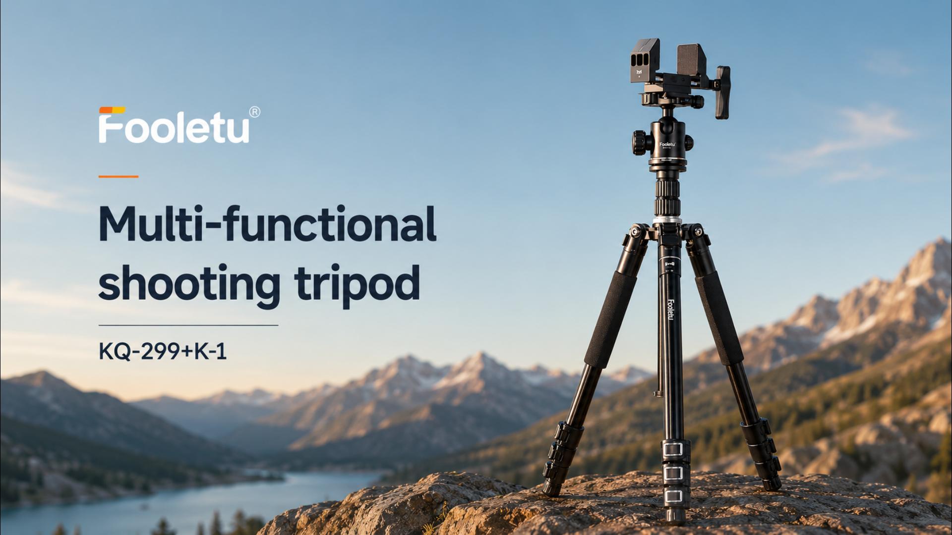 thumbnail video image 2 of Shooting Tripod Hunting Shooting Stick Gun Rifle Rest with Shooting Saddle Clamp and 360° Rotate Ball Head, Height Adjustable 25"- 75" Shooting Stick Tripod Aluminum Alloy, 2 of 8
