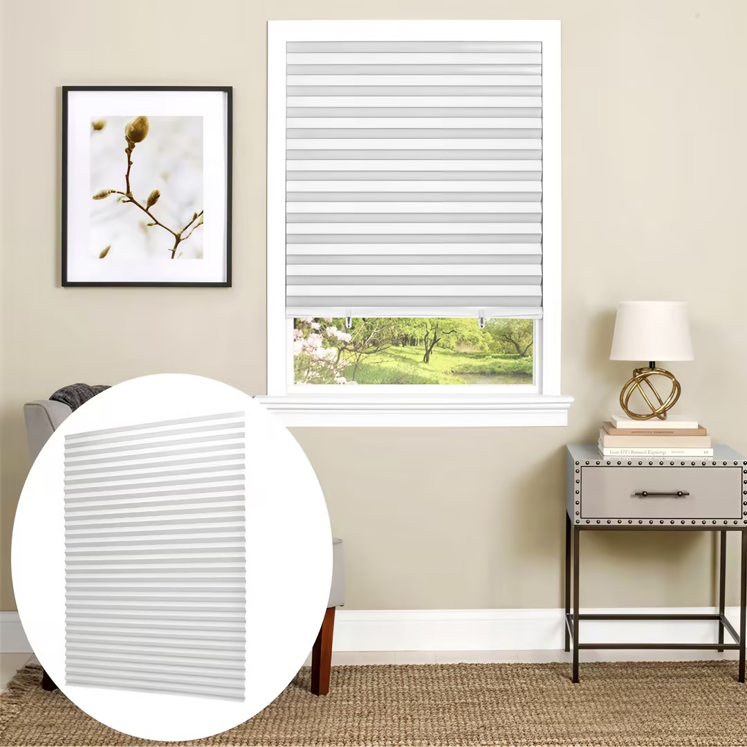 thumbnail video image 2 of Curtain,Adhesive Blinds Blinds Blinds Pleated Blinds No Punch Louver Blinds Bedroom Home Shade Curtains, 2 of 10