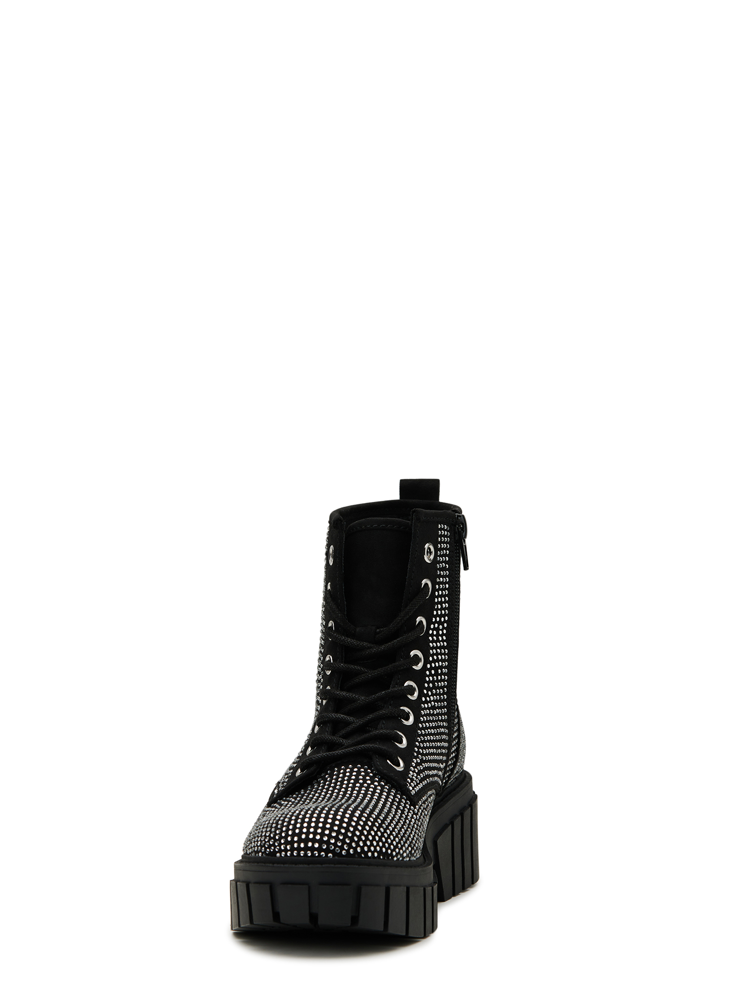 Madden girl kirra rhinestone best sale combat boots