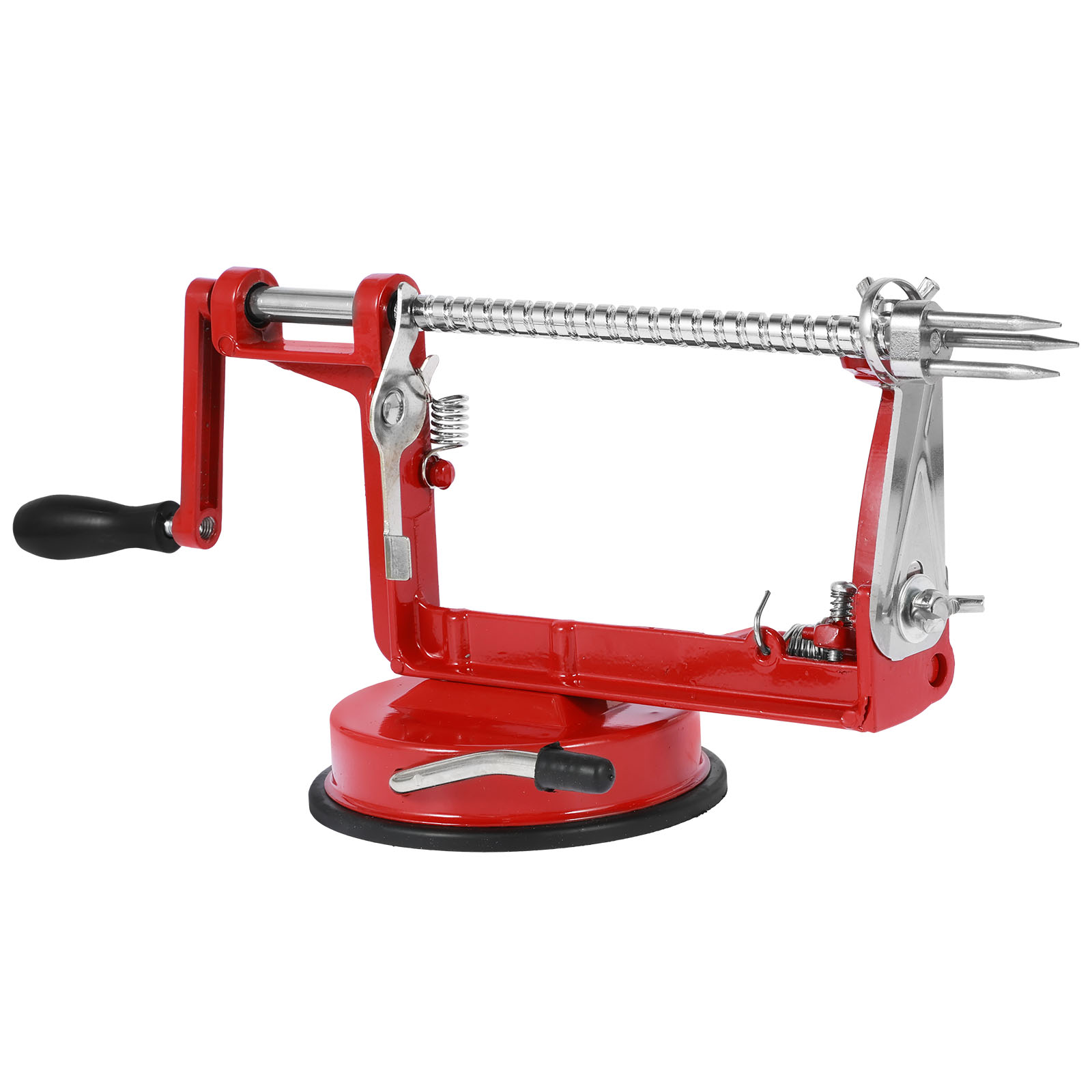 thumbnail video image 2 of Apple Peeler Corer 3 In 1 Fruit Peeler Slicer Corer Kitchen Tool Sharp Fruit Peel Remover Machine with Suction Base for Fruit, 2 of 8