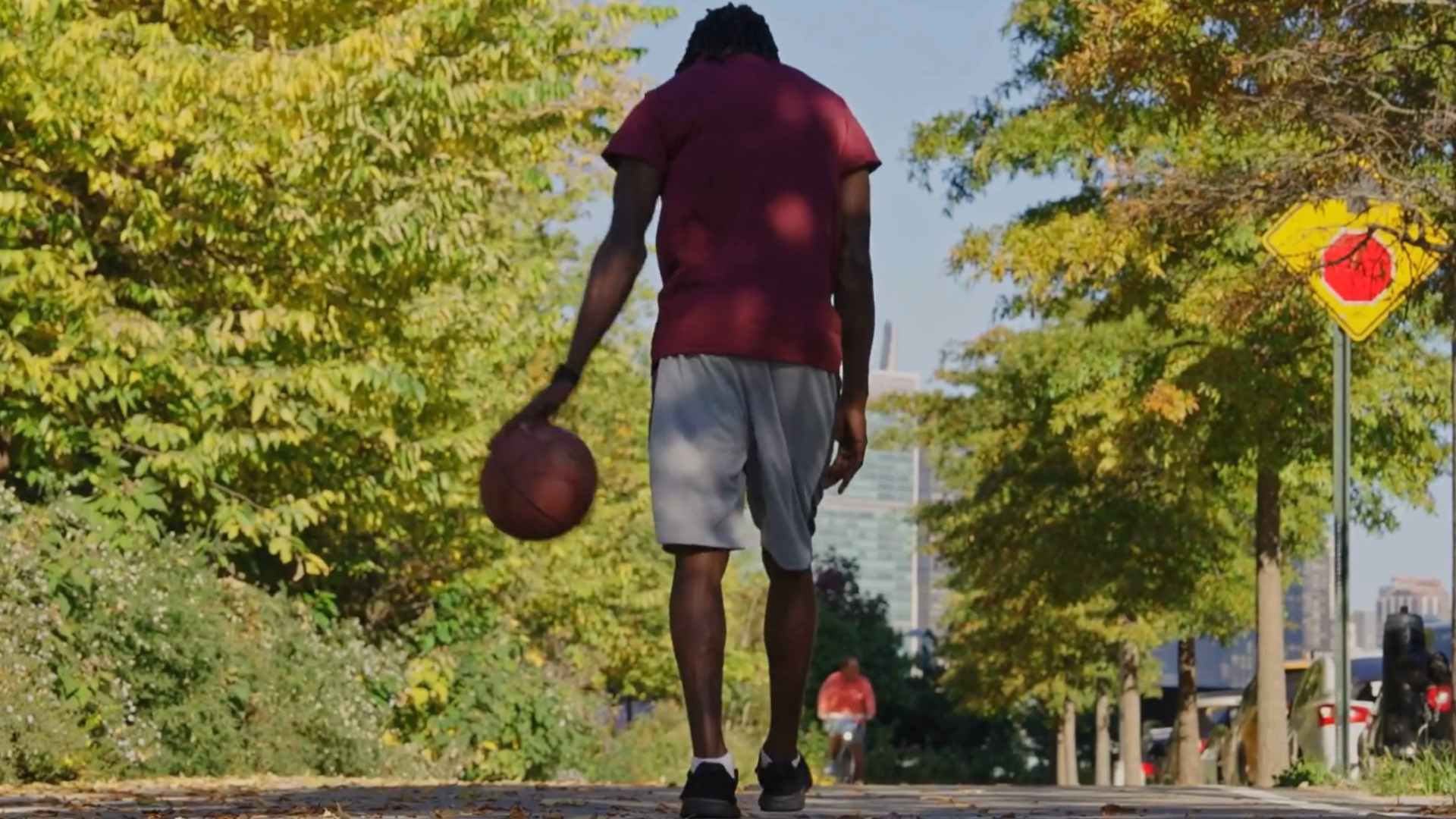 thumbnail video image 2 of [5 Pack] Men's Dry-Fit Active Athletic Shorts Basketball Running Gym Workout with Two Side Pockets, 2 of 9