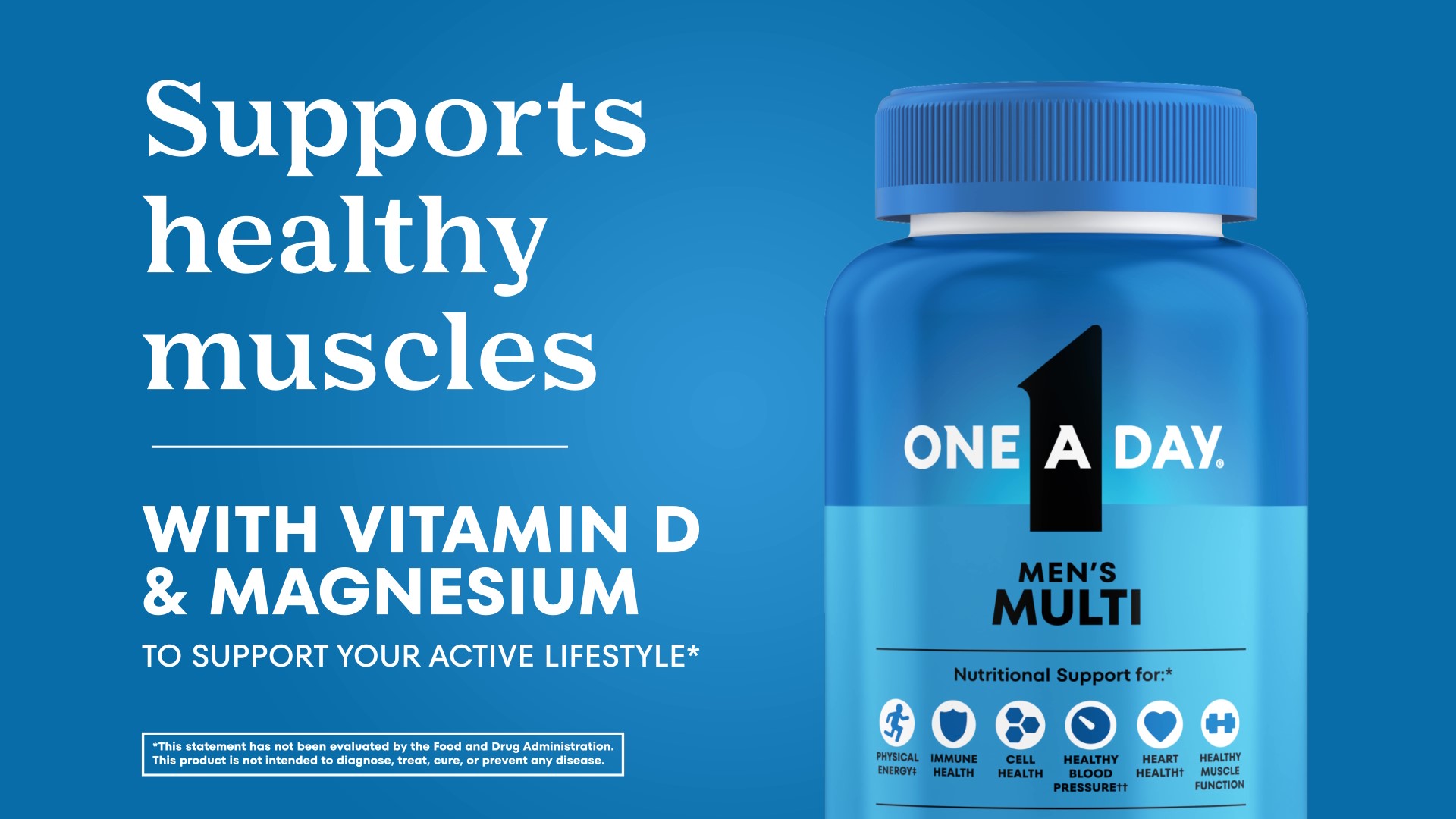 thumbnail video image 3 of One A Day Men's Multivitamin Tablets, Multivitamins for Men, 100 Count, 3 of 13