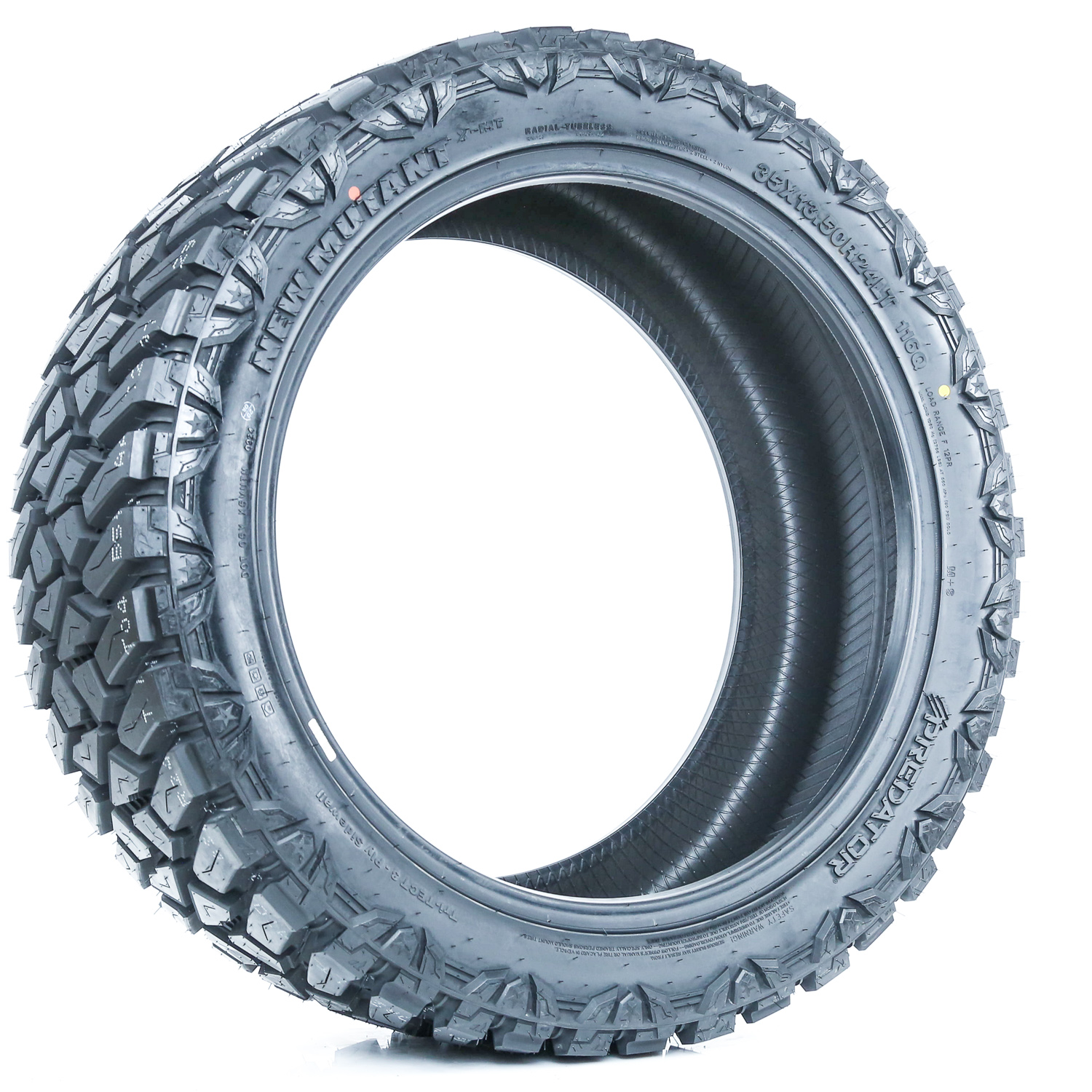 Predator New Mutant X-MT 35X13.50R24 116Q F 12 Ply m/t mud
