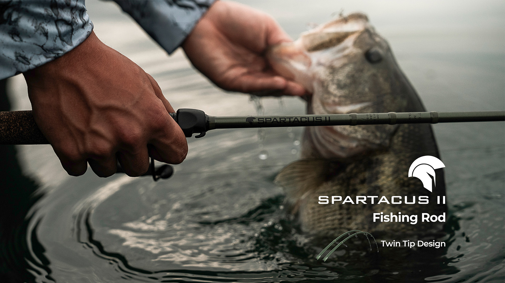 thumbnail video image 2 of KastKingFishing Rods - IM6 Graphite Blanks Casting & Spinning Rods, 2-Piece Rods with Extra Tip Section- Spartacus II, 2 of 16