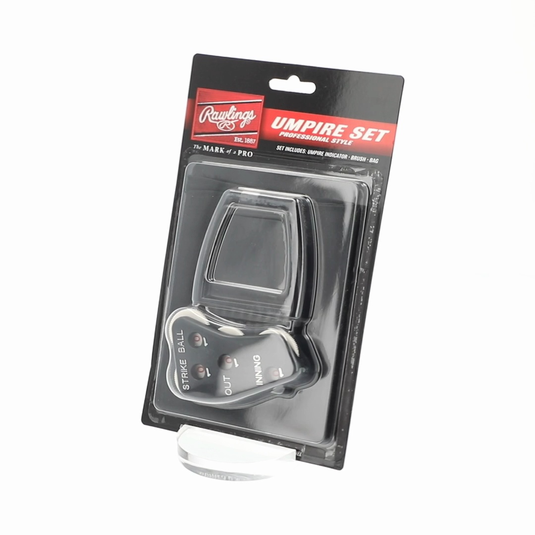 Set D'arbitre Professionnel Rawlings – Compteur De Balles, Noir, Neuf Sous Emballage