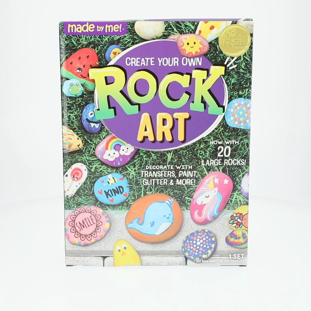 ROCKS アートブック6冊セット OZONE ROCKS 6 pack) Made by Me Create Your Own Multicolor Rock Art, Boys and